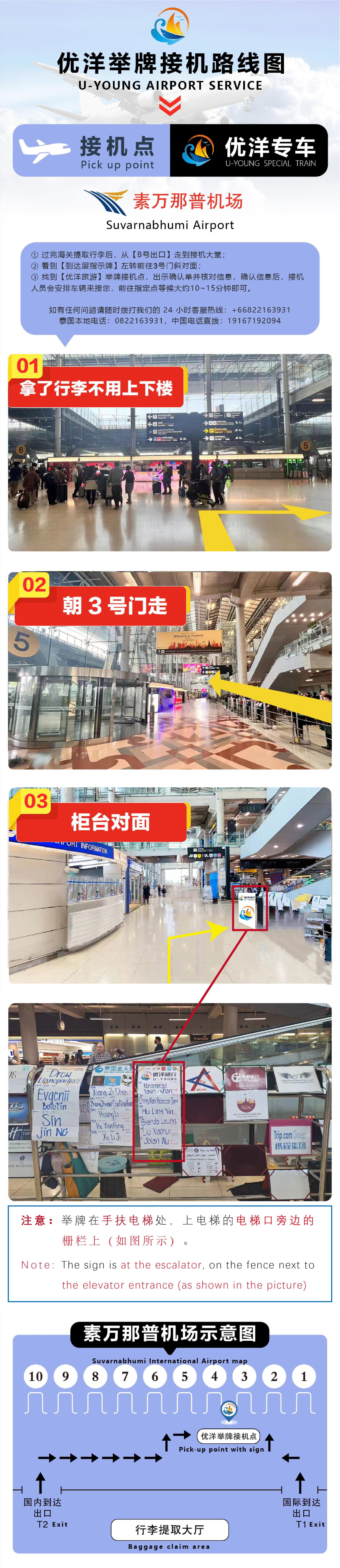7 BKK接送机举牌指引图